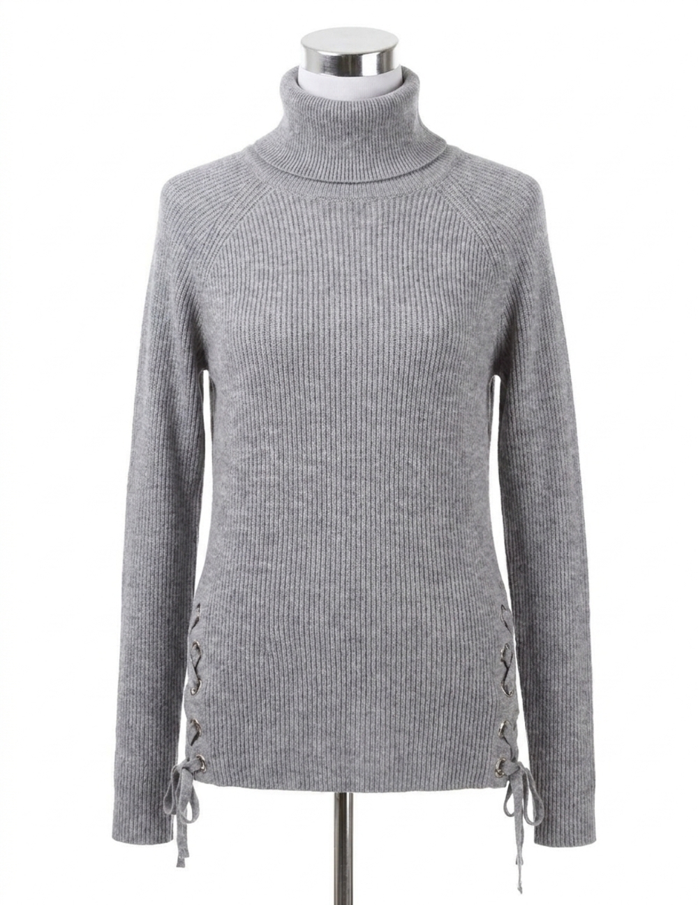 NEW LOVE TOKEN julietta turtleneck sweater in grey